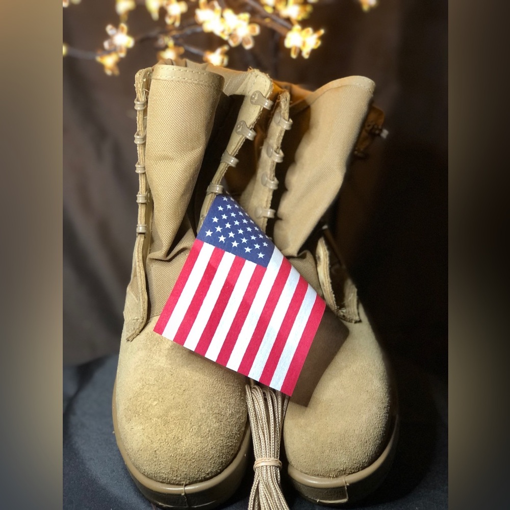 Vibram Tan Combat Boots